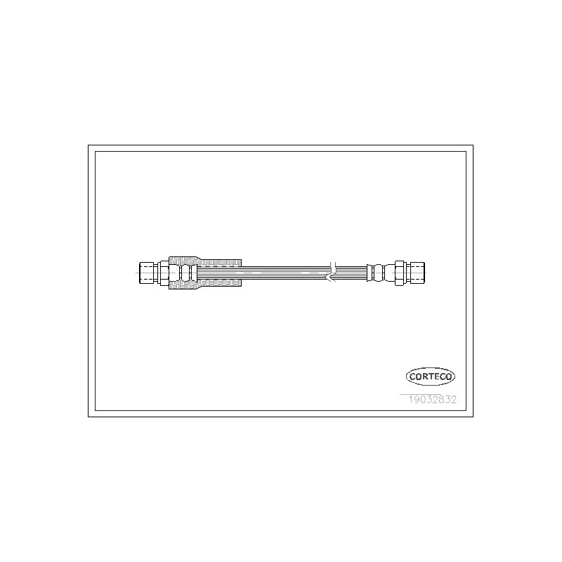 Flexible de frein CORTECO 19032832
