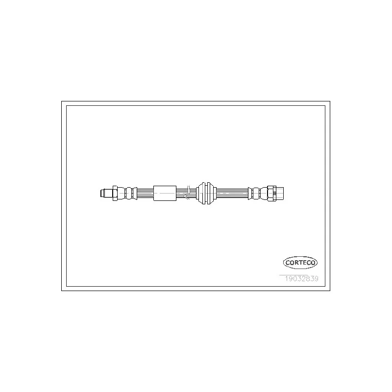 Flexible de frein CORTECO 19032839