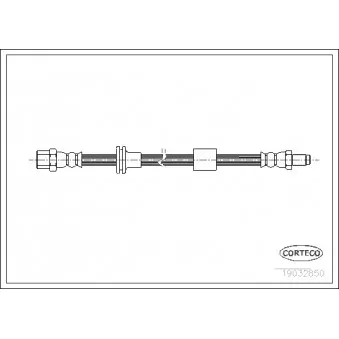Flexible de frein CORTECO 19032850