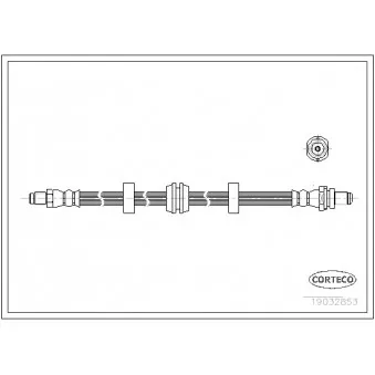 Flexible de frein CORTECO 19032853