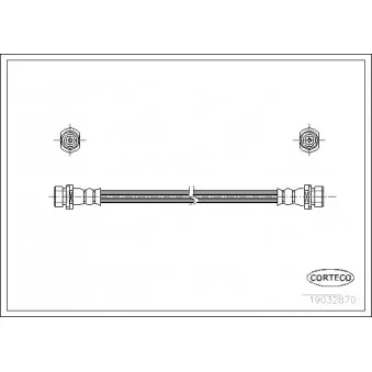 Flexible de frein CORTECO 19032870