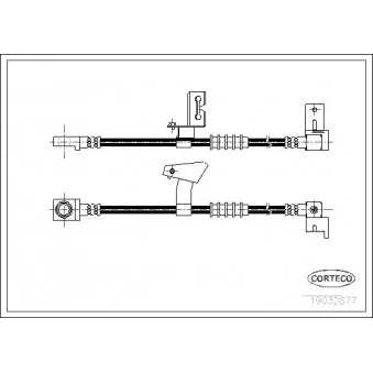 Flexible de frein avant gauche CORTECO 19032877