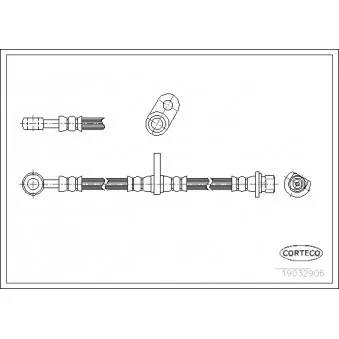 Flexible de frein CORTECO 19032906