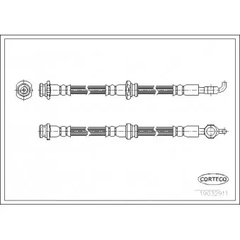 Flexible de frein CORTECO 19032911