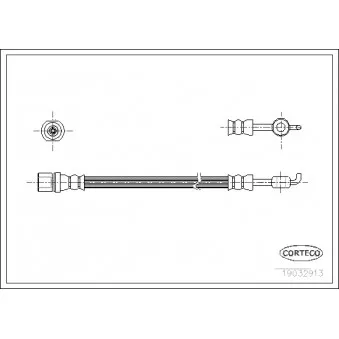 Flexible de frein CORTECO 19032913