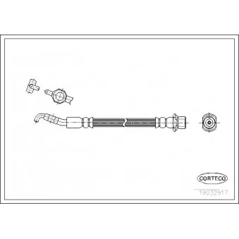 Flexible de frein CORTECO 19032917