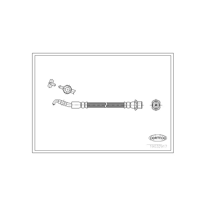 Flexible de frein CORTECO 19032917