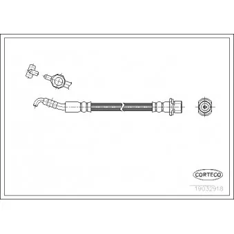 Flexible de frein CORTECO 19032918