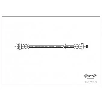 Flexible de frein CORTECO 19032928