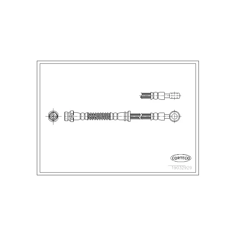 Flexible de frein CORTECO 19032929