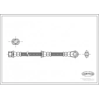 Flexible de frein CORTECO 19032931