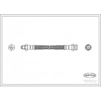 Flexible de frein CORTECO 19032932
