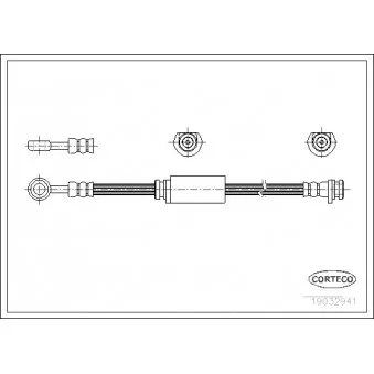 Flexible de frein CORTECO 19032941