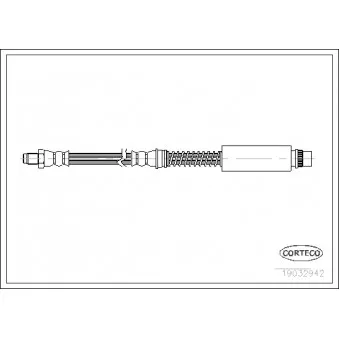 Flexible de frein CORTECO 19032942