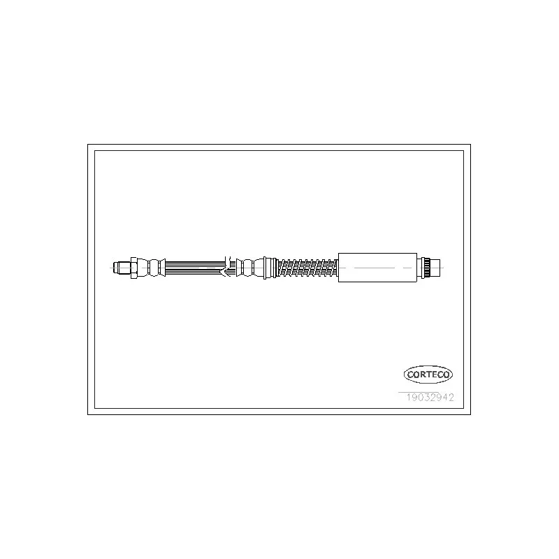 Flexible de frein CORTECO 19032942