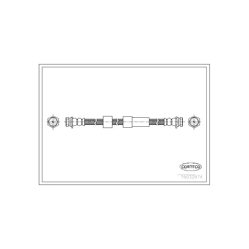 Flexible de frein CORTECO 19032974