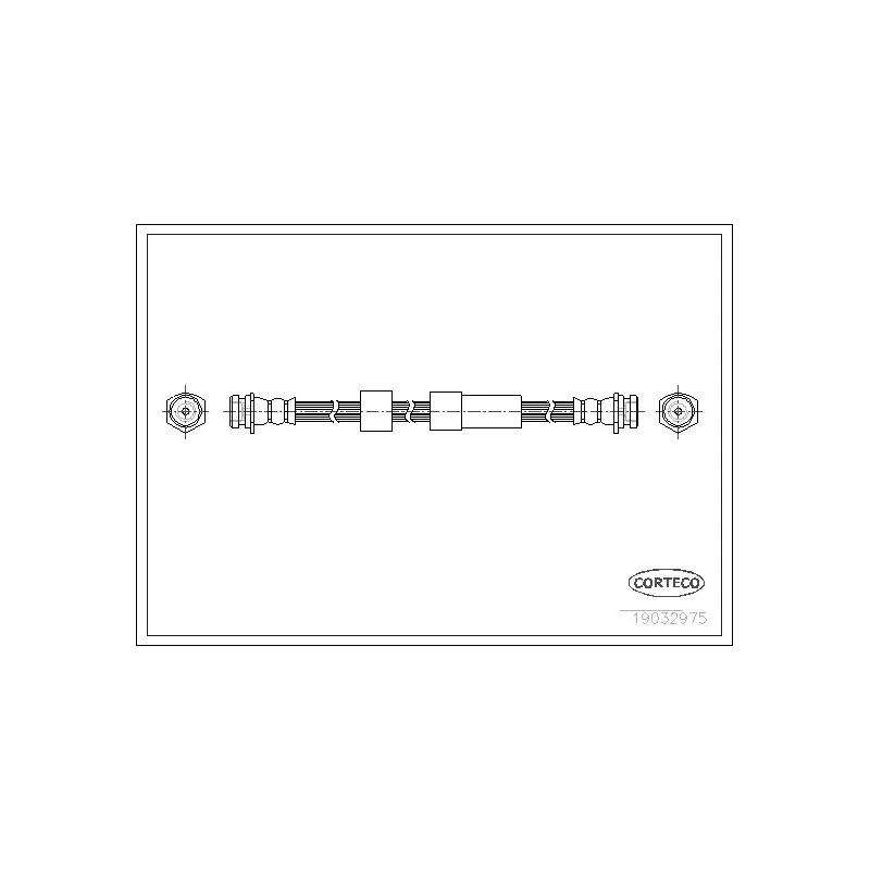 Flexible de frein CORTECO 19032975