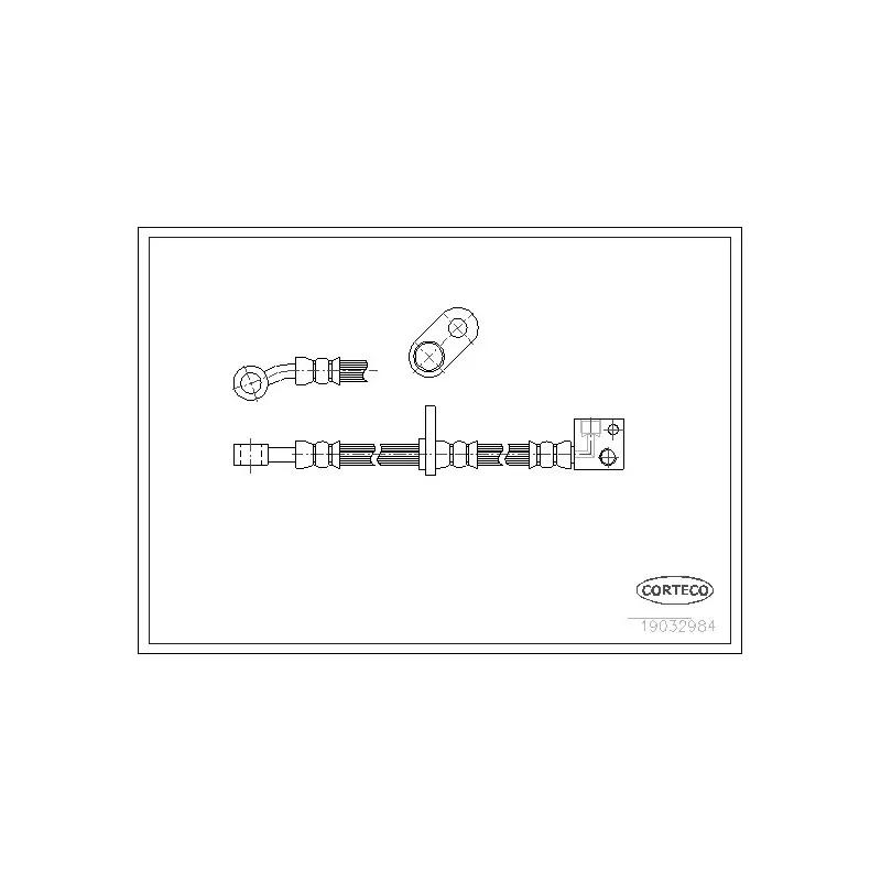Flexible de frein CORTECO 19032984