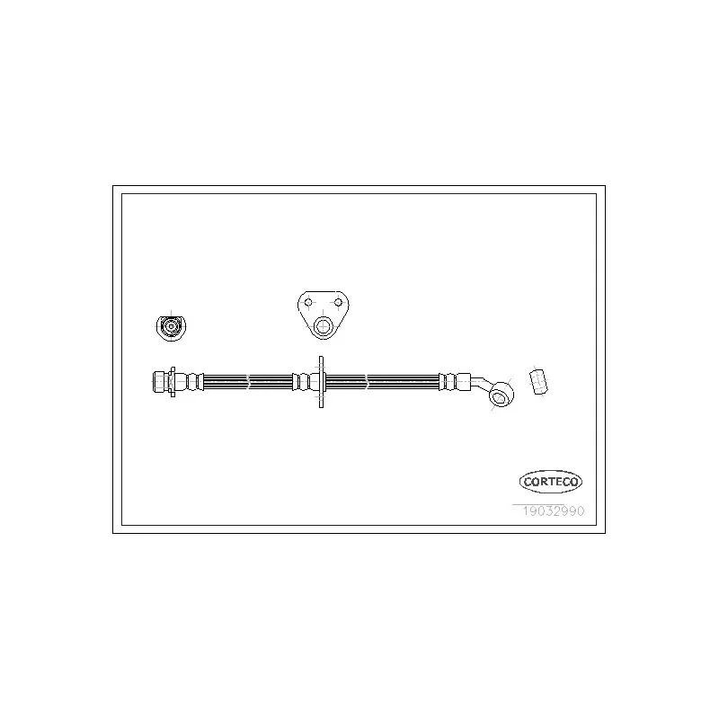 Flexible de frein CORTECO 19032990