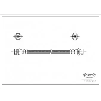 Flexible de frein CORTECO 19032997