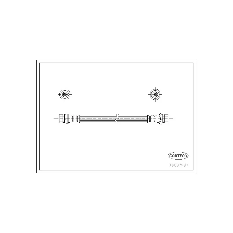 Flexible de frein CORTECO 19032997