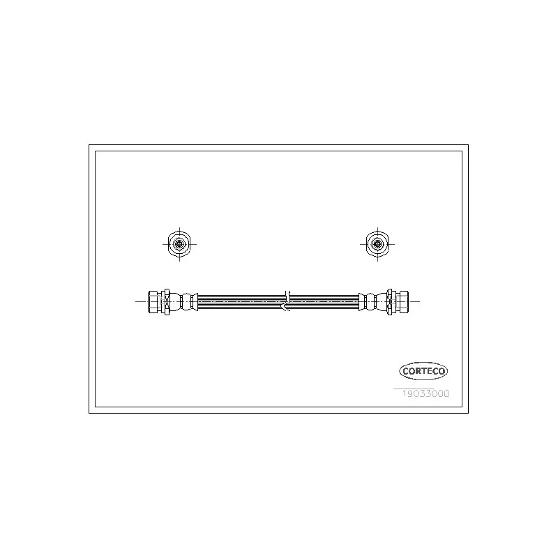 Flexible de frein CORTECO 19033000