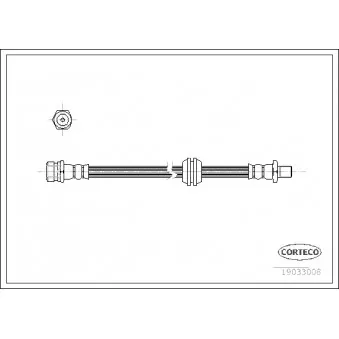 Flexible de frein CORTECO 19033008