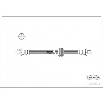 Flexible de frein CORTECO 19033013