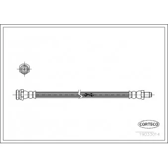 Flexible de frein CORTECO 19033014