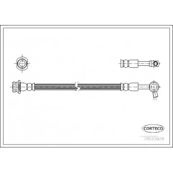 Flexible de frein CORTECO 19033029