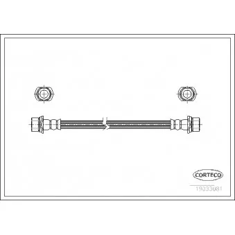 Flexible de frein CORTECO 19033081