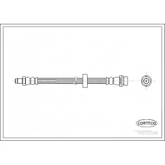 Flexible de frein CORTECO 19033506