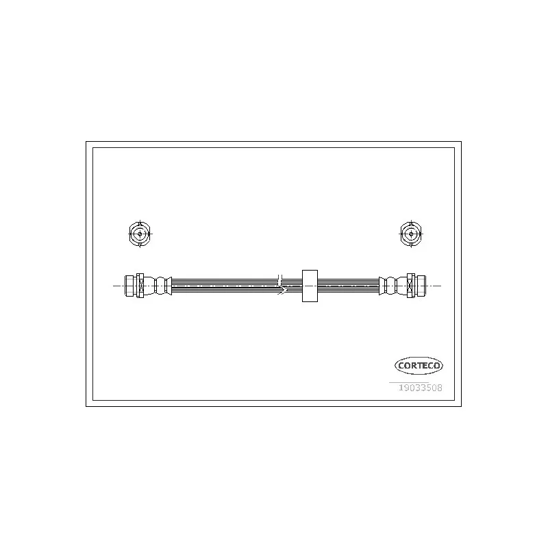 Flexible de frein CORTECO 19033508