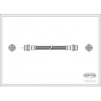 Flexible de frein CORTECO 19033525