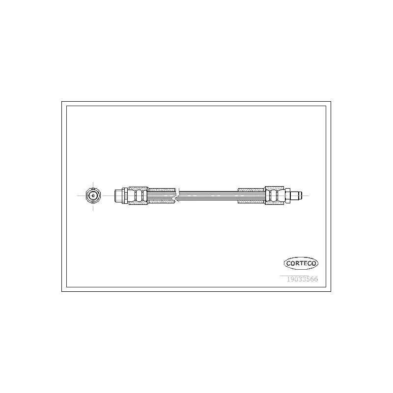 Flexible de frein CORTECO 19033566