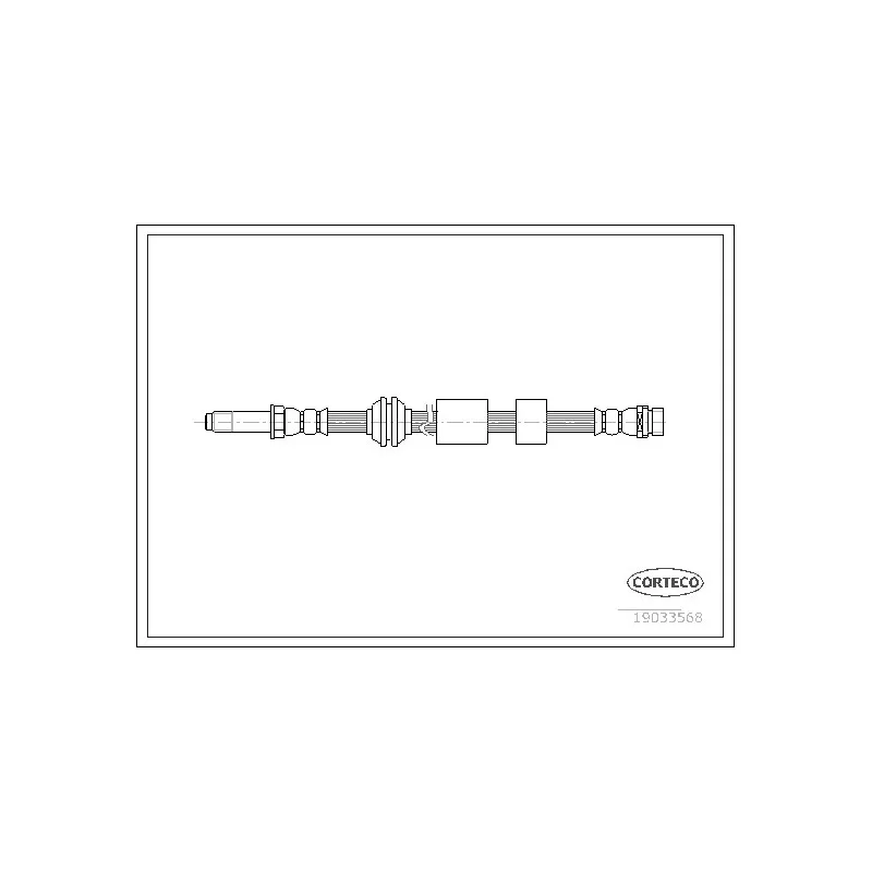 Flexible de frein CORTECO 19033568