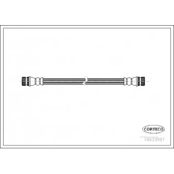 Flexible de frein CORTECO 19033587