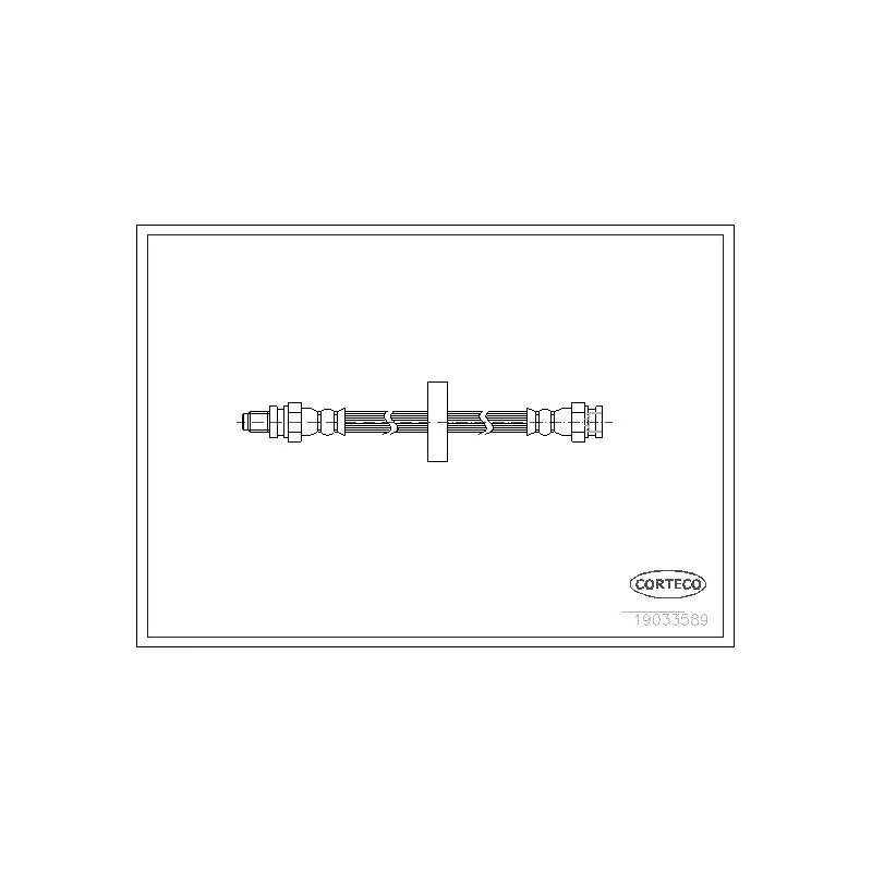 Flexible de frein CORTECO 19033589