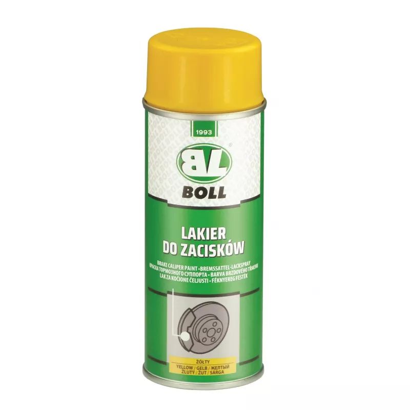 Bombe de peinture jaune pour étrier de frein - 400 ml BOLL 001112