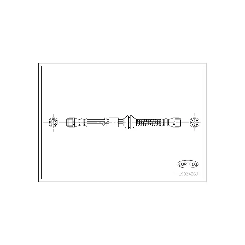 Flexible de frein CORTECO 19034269