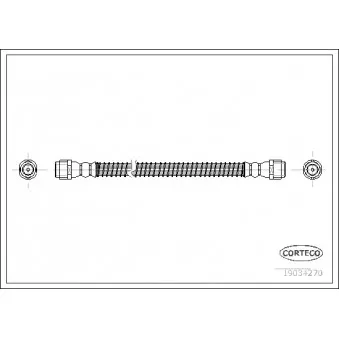 Flexible de frein CORTECO 19034270