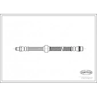 Flexible de frein CORTECO 19034297