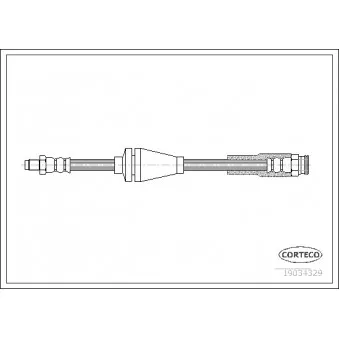 Flexible de frein CORTECO 19034329