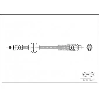 Flexible de frein CORTECO 19034337