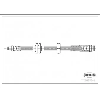Flexible de frein CORTECO 19034341