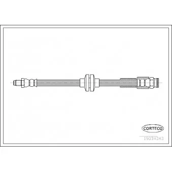 Flexible de frein CORTECO 19034343