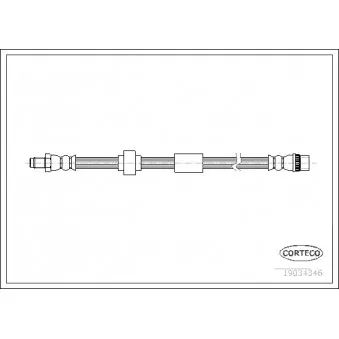 Flexible de frein CORTECO 19034346