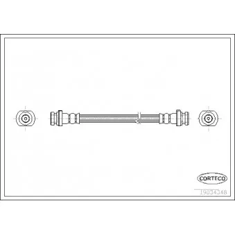 Flexible de frein CORTECO 19034348