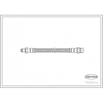 Flexible de frein CORTECO 19034944