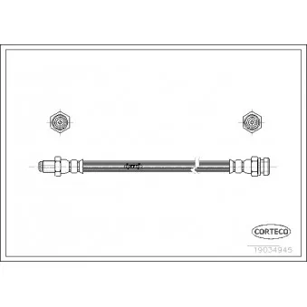 Flexible de frein CORTECO 19034945
